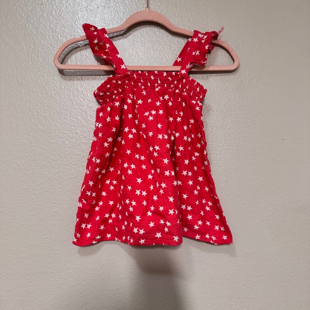 Cat & Jack Red Star Tank Top